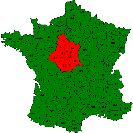 Localisation du Berry